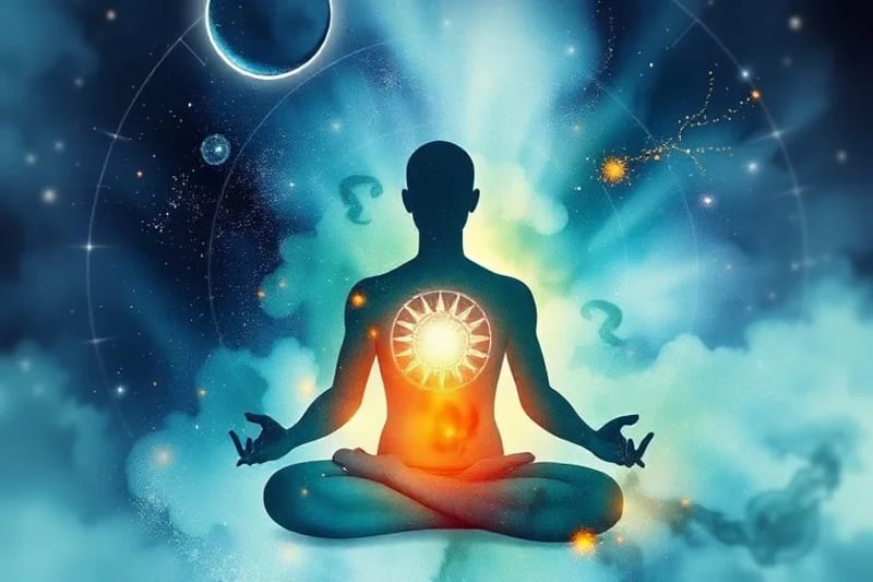 Meditación introspectiva, flujo de energía