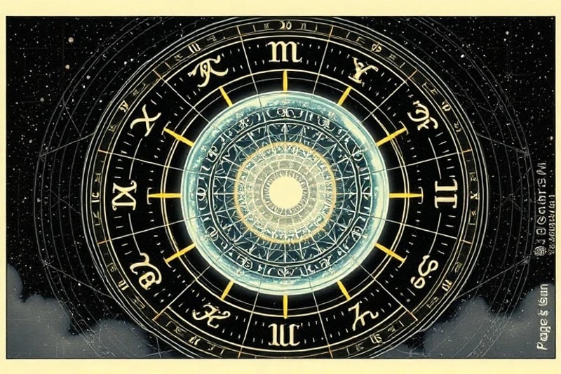 Núcleo de IA generando patrones astrales y geométricos