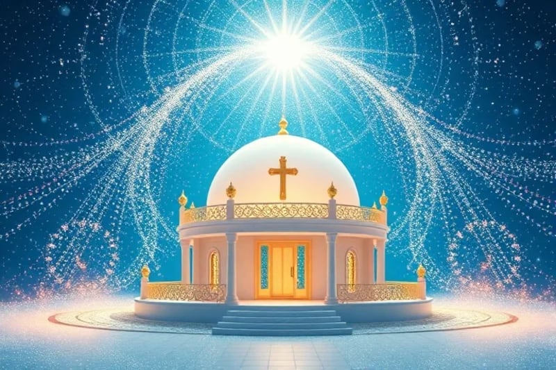 Luz espiritual y protección en un hogar moderno