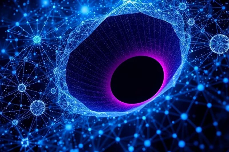Neural network analyzing astrophysical data related to black holes