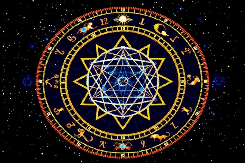 Symbolic representation of the seven Hermetic Principles