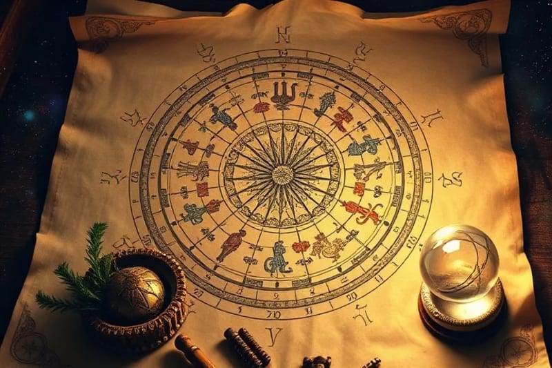 Detailed composite chart overlaying a Davison chart