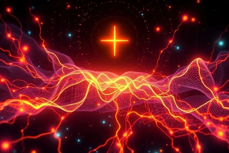 Red de neuronas y ondas sonoras impactando el cerebro