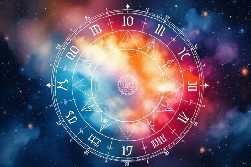 Representación abstracta de la interacción de los cinco elementos chinos