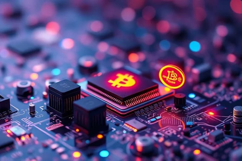 Representación de activos digitales y NFTs flotando en un espacio virtual, simbolizando la propiedad y la complejidad legal en el metaverso.