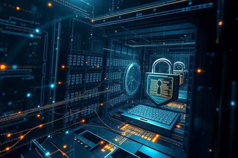 Representación abstracta de la computación cuántica protegiendo datos financieros
