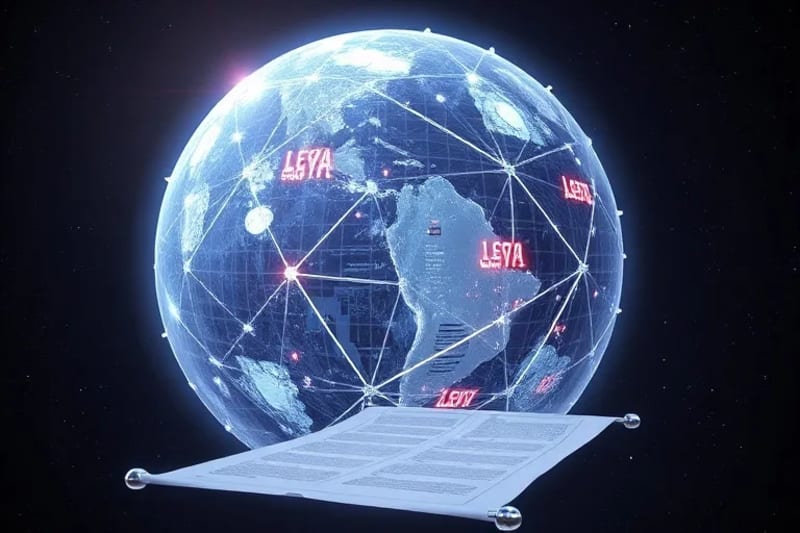 Conceptual art of robotic mining operations on an asteroid, symbolizing the legal challenges of resource extraction in space