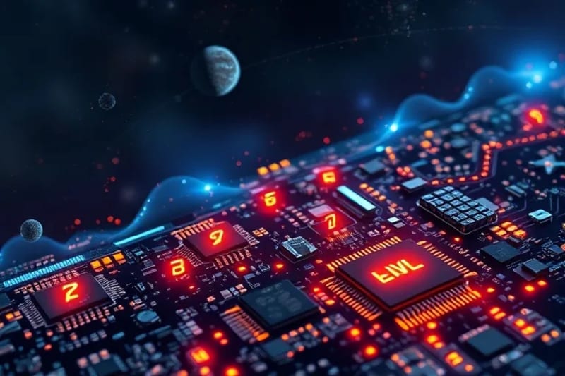 Documentos legales flotando en el espacio con gráficos económicos