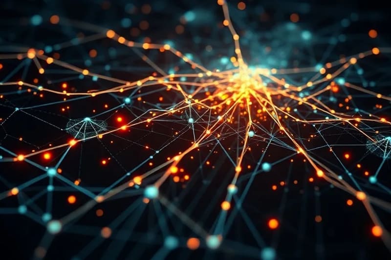Representación abstracta de ondas de radio y redes inalámbricas con elementos de seguridad