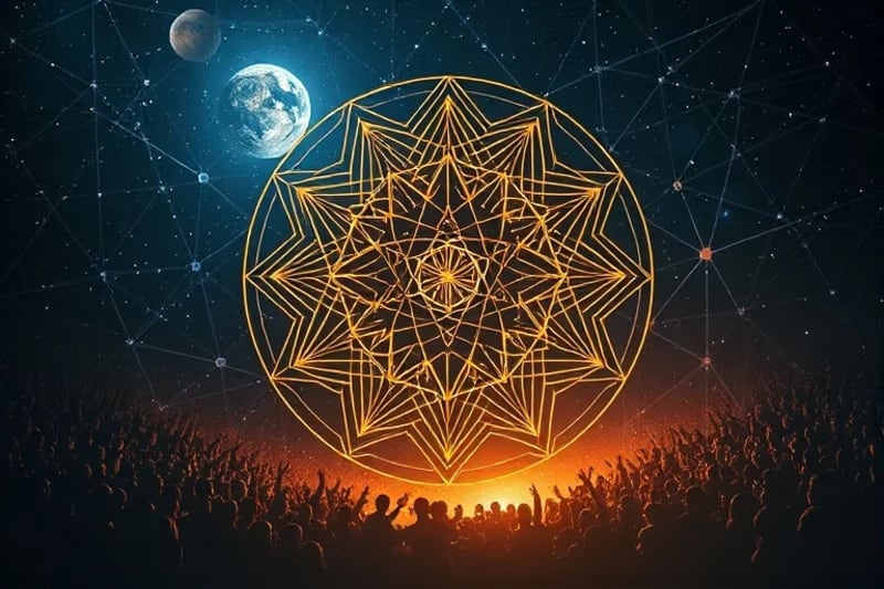 Balanced scale with human brain and AI network, symbolizing ethical tension