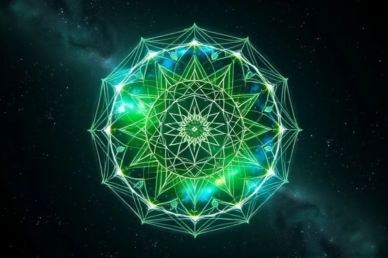 Abstract representation of Earth's resonance