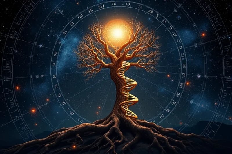 Representación de la epigenética y el legado ancestral