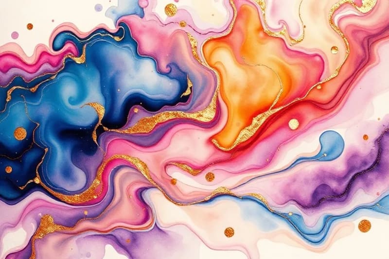 Representación abstracta de ondas cerebrales y sonido