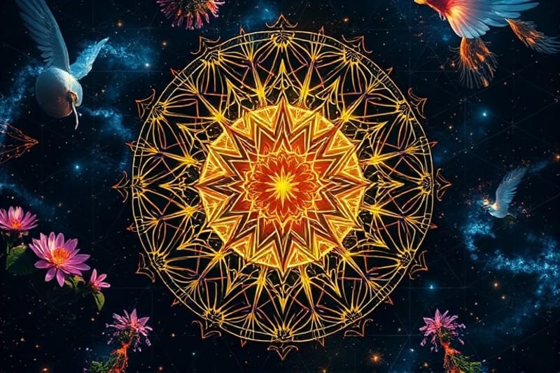 Geometric patterns symbolizing resourcefulness