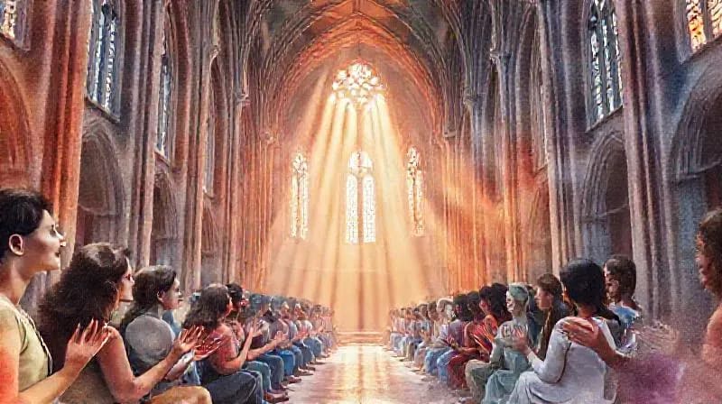 Personas en contemplación y servicio, cultivando dones espirituales