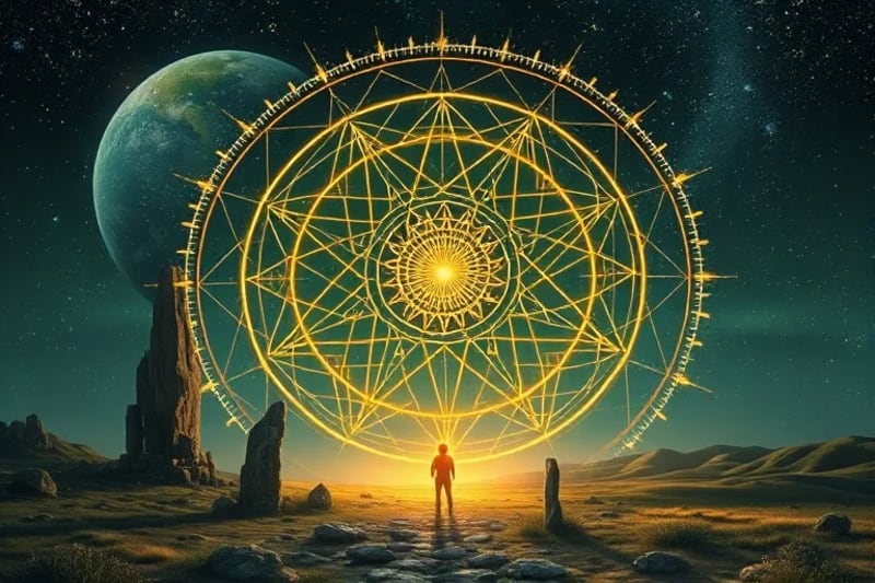 Digital painting of Earth's energy grid