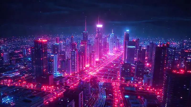 Representación de una ciudad digital fortificada