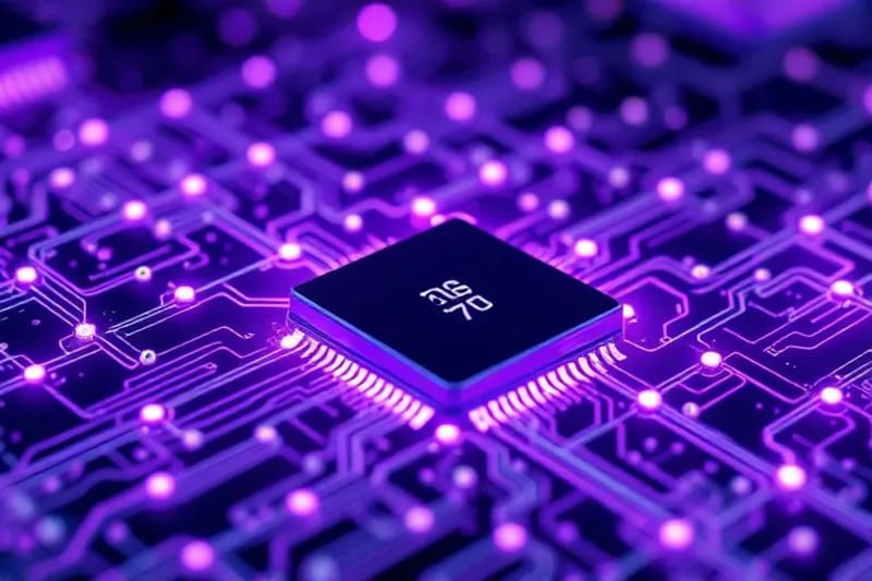 Visualización abstracta de qubits entrelazados en un entorno de computación cuántica.
