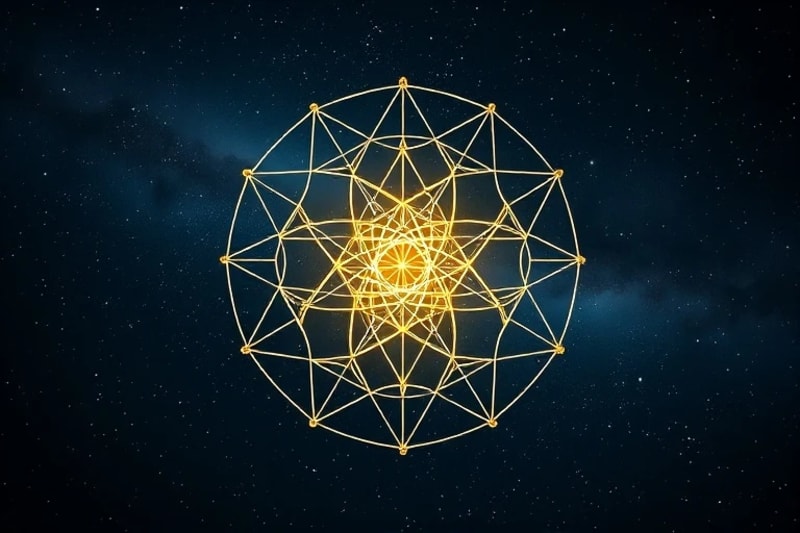 Platonic solids and Flower of Life in cosmic setting