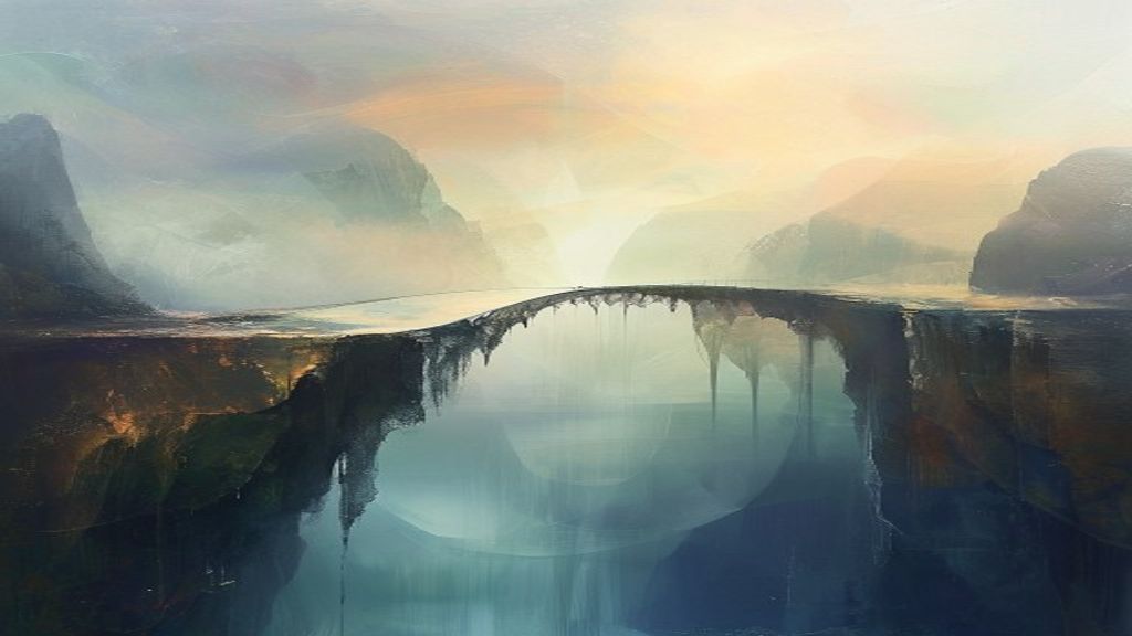 Un puente abstracto o una mano entrelazada con otra, simbolizando la superación de obstáculos y la búsqueda de armonía entre dos espíritus.