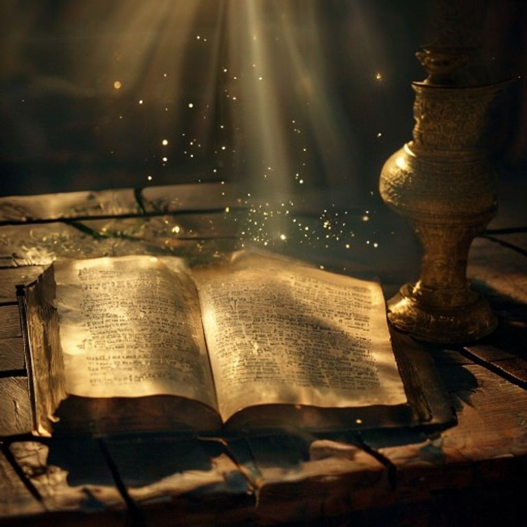 Un rosario y el diario de Santa Faustina Kowalska, símbolos de la devoción a la Divina Misericordia.
