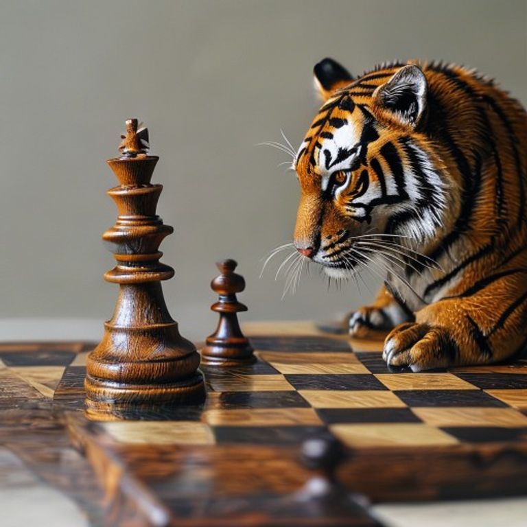 A chessboard with chess pieces, symbolizing strategic planning and execution in business.