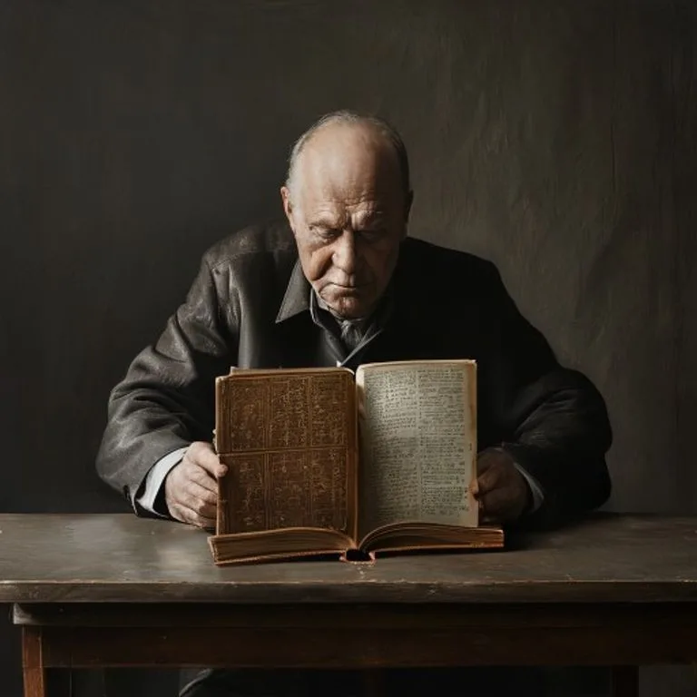 Una persona con el rostro en la sombra sostiene un libro grande que cubre sus manos, simbolizando la protección de la información personal.