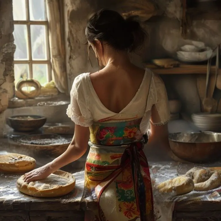 Manos expertas preparando masa para arepas en una cocina rústica, simbolizando la conexión con las tradiciones culinarias y la herencia cultural.