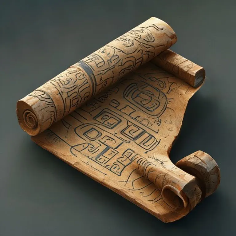 Antiguo pergamino chino con caligrafía y un sello de serpiente, simbolizando la sabiduría estratégica y la acumulación de conocimiento