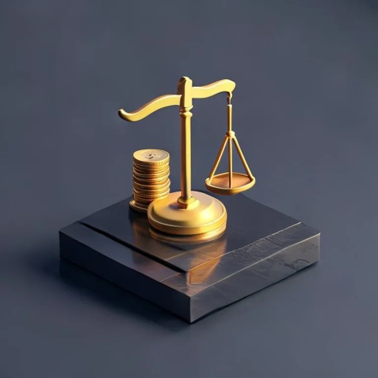 Representación conceptual de equilibrio financiero y emocional, con una balanza que sostiene un corazón y un signo de dólar, rodeada de elementos de crecimiento y estabilidad.