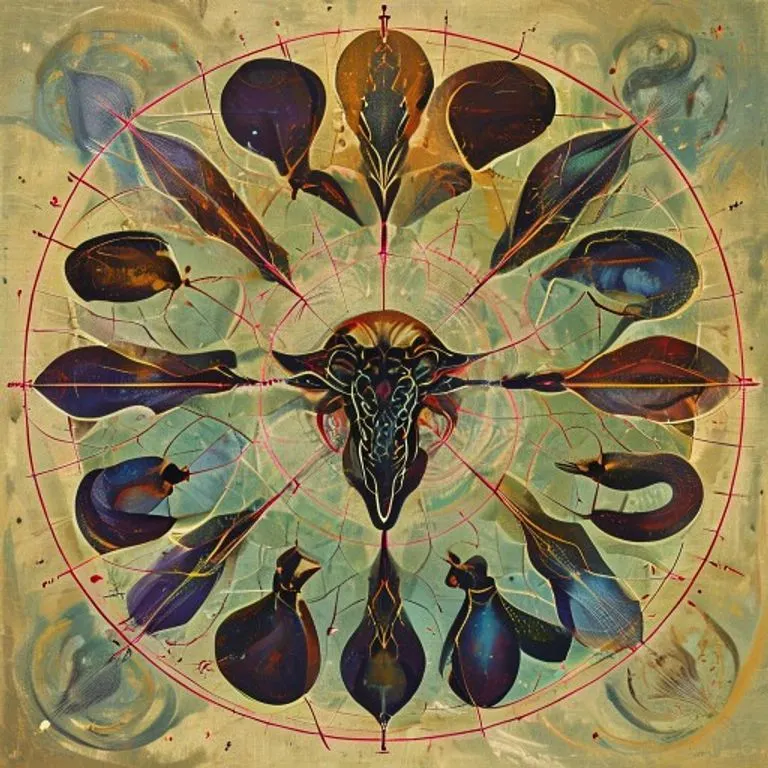 A visually rich graphic illustrating the interconnectedness of all twelve Chinese Zodiac animals, with the Snake prominently featured in a web of relationships.