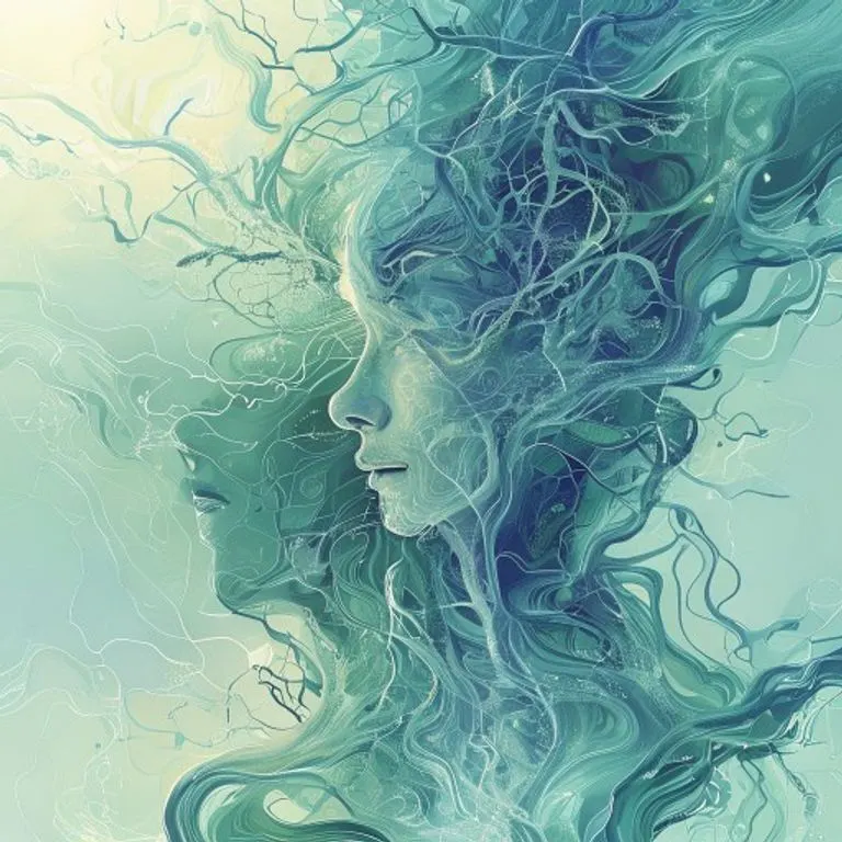 A digital art representation of a complex neural network with glowing connections, symbolizing the delicate balance of the nervous system and its response to external stimuli.