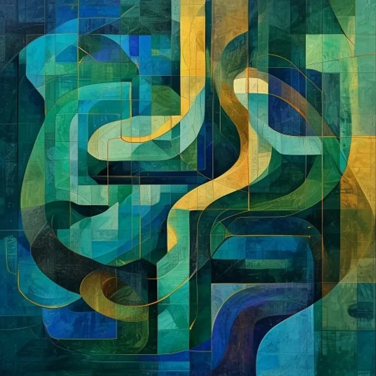 An abstract, glowing representation of professional growth, with upward-trending lines and interconnected nodes, symbolizing advancement and strategic development.