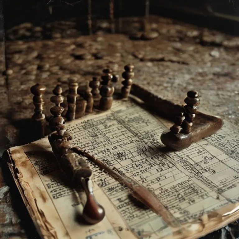 Vintage photograph of an open Soviet-era arithmetic textbook next to a single wooden abacus bead on a faded map of the USSR, conveying historical context and widespread educational use.