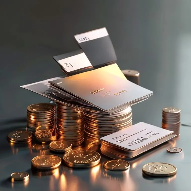 Una balanza de la justicia con monedas de oro en un platillo y documentos legales en el otro, simbolizando el equilibrio en los préstamos mercantiles.