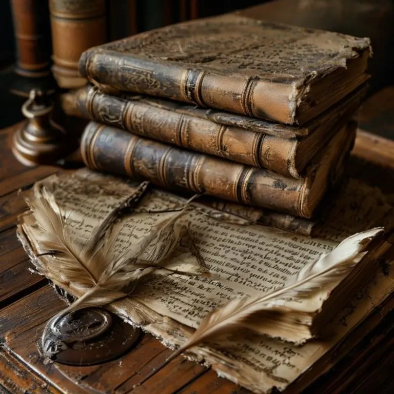Bodegón de libros de leyes antiguos con un sello roto y pluma, simbolizando leyes derogadas