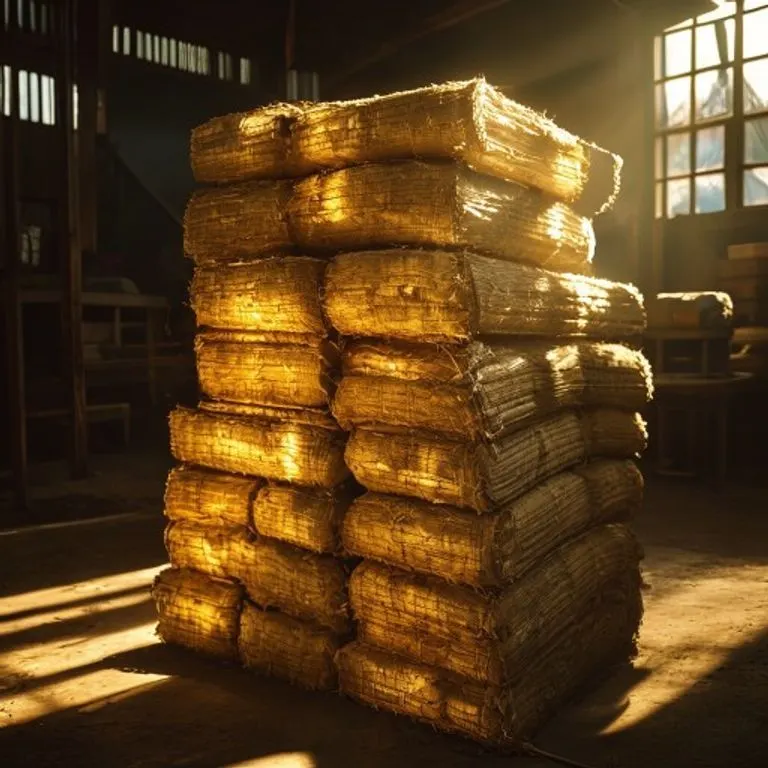 A cinematic still life featuring a coil of strong Abaca rope, specialized paper products like tea bags and currency, and woven fabric samples, highlighting the fiber's versatility and industrial uses.