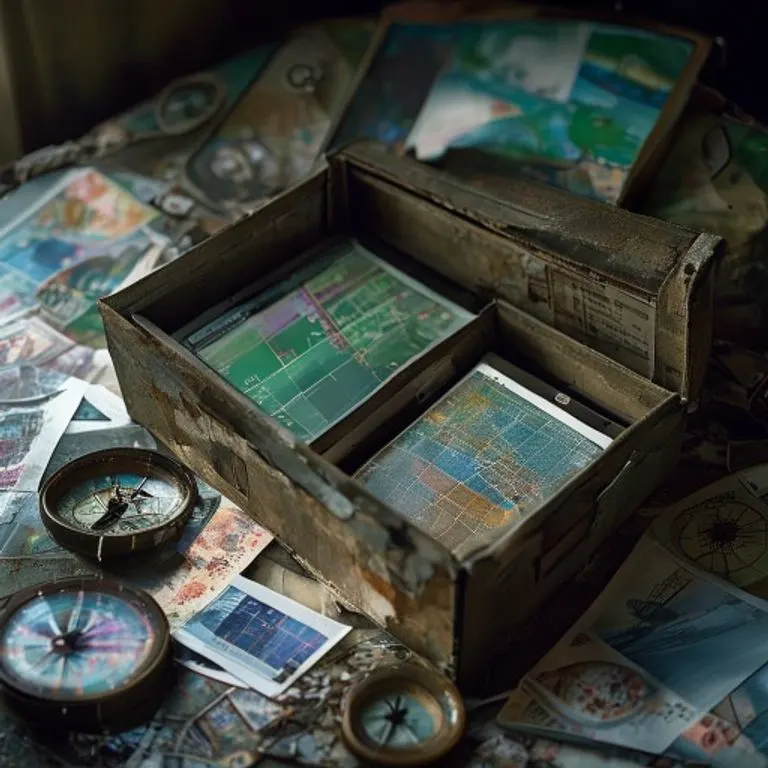 Caja de ayuda humanitaria con tablet mostrando datos en tiempo real