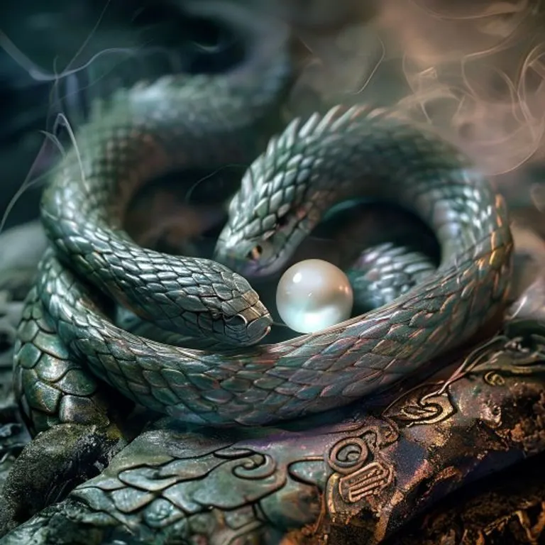Fotografía macro de un pergamino antiguo con jade y brújula, simbolizando el destino y el karma