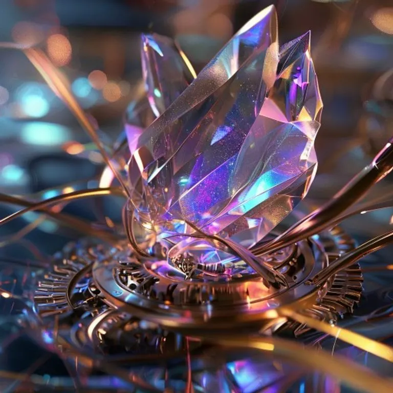 Renderizado isométrico en 3D de un gráfico de crecimiento estilizado que emerge de una pila de libros, con engranajes y circuitos integrados, representando el aprendizaje continuo y la adaptabilidad en la era tecnológica.
