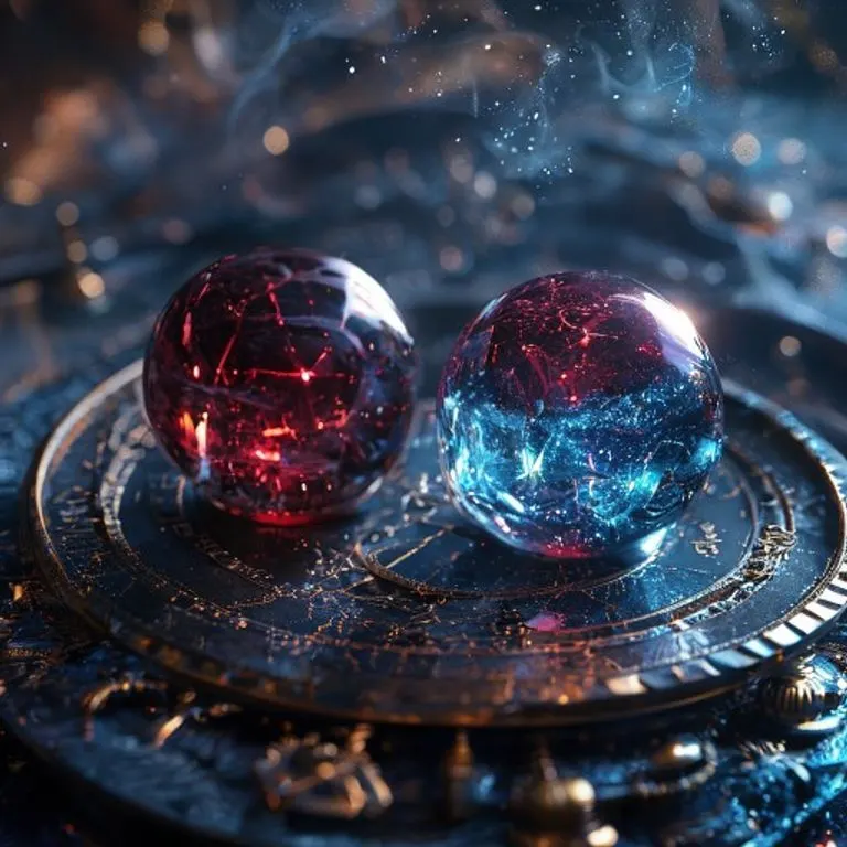 Ilustración 3D de engranajes cósmicos interconectados, simbolizando los ciclos precisos de los eventos planetarios y el futuro.