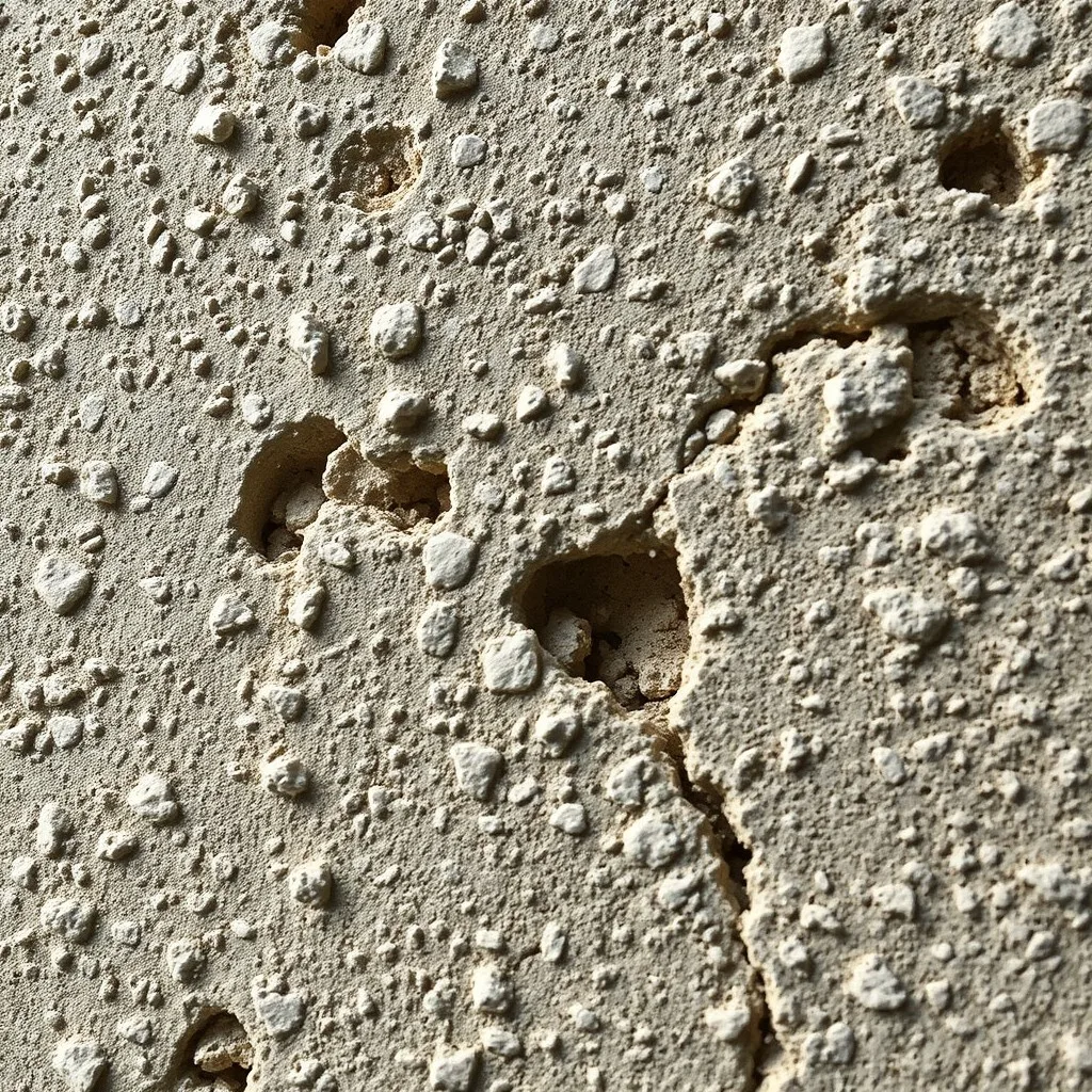 Textura de hormigón romano antiguo con ceniza volcánica