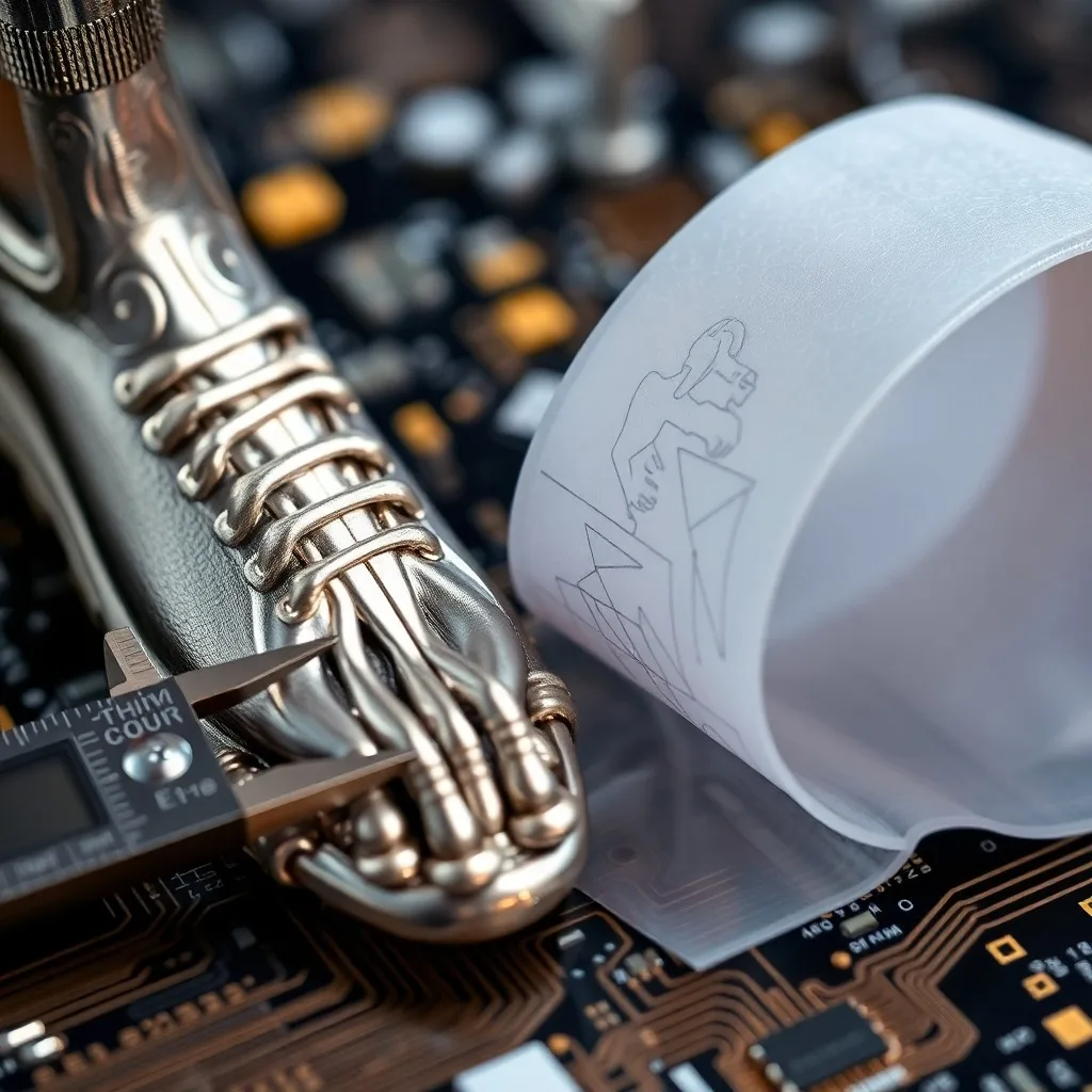 Fotografía de bodegón de unas zapatillas de running de alta tecnología sobre una placa de presión con datos digitales, un cronómetro y una botella de agua.