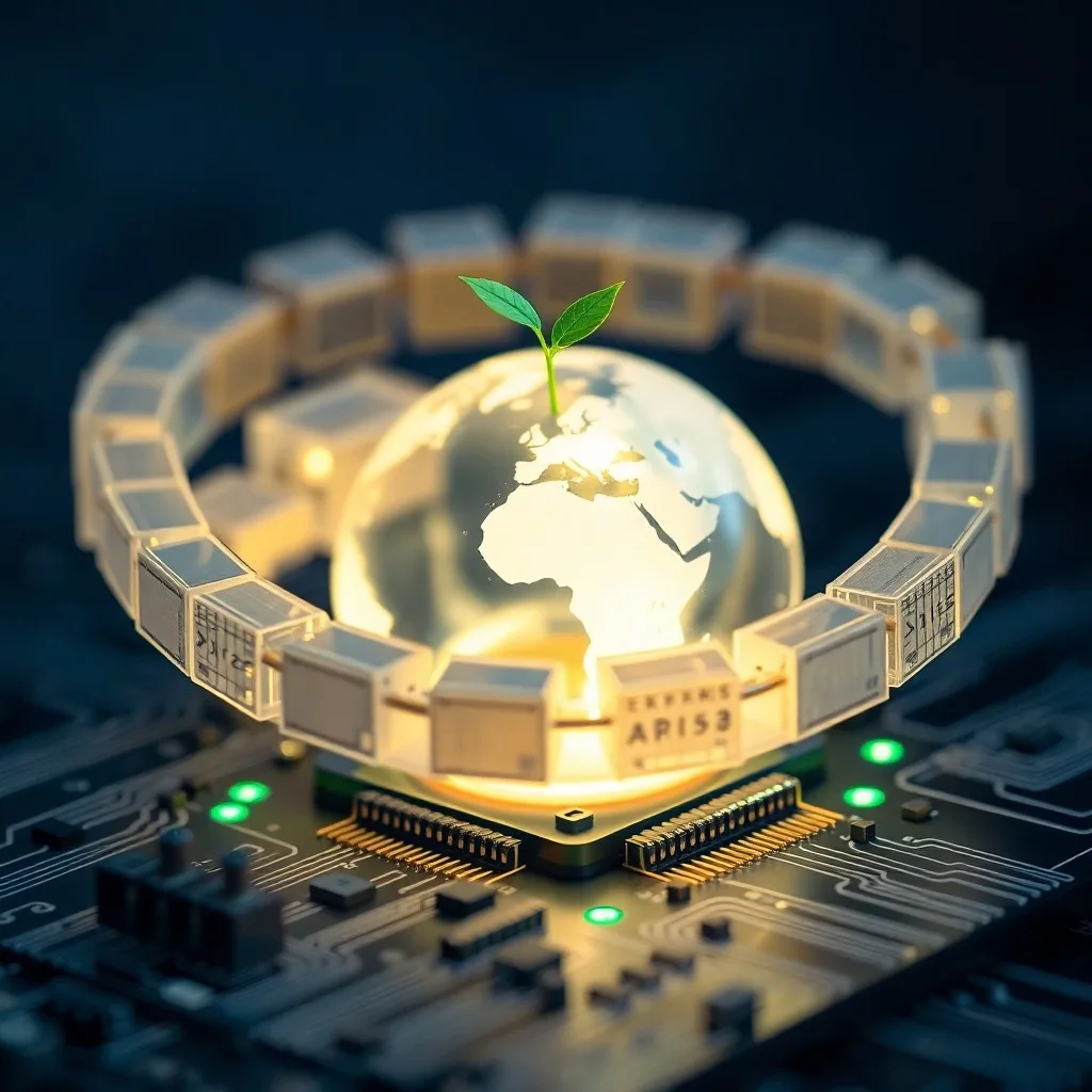 Escudo digital protegiendo nodos de datos