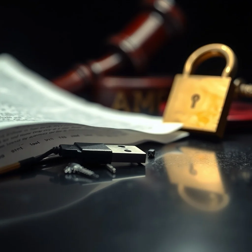 Web de documentos legales y escudos digitales protegiendo logo corporativo
