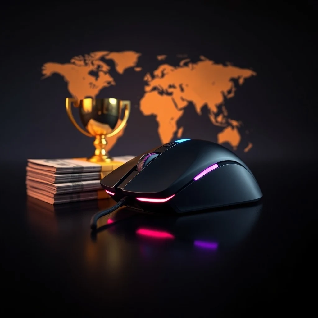 Pintura digital abstracta de flujos de datos entrelazados y vías neuronales brillantes, simbolizando la estrategia y agilidad mental en el gaming competitivo.