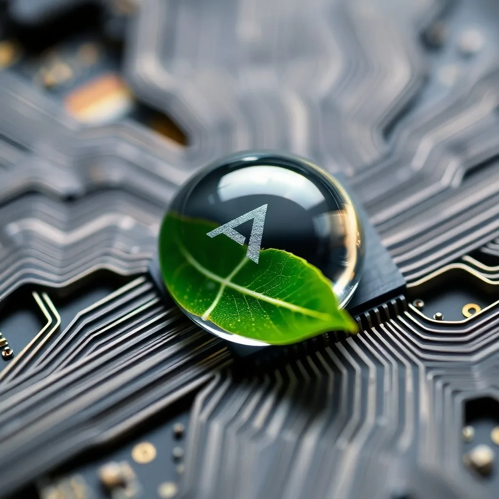 Estructuras poliméricas bioplásticas interconectadas en tonos verdes y azules, representando la sostenibilidad y la ciencia de materiales.
