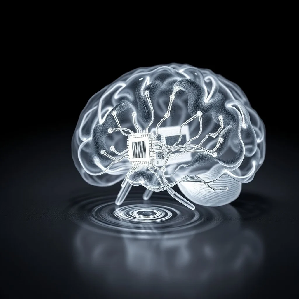 Ilustración abstracta de una red neuronal compleja con nodos interconectados, representando la toma de decisiones y los sesgos cognitivos en el cerebro.