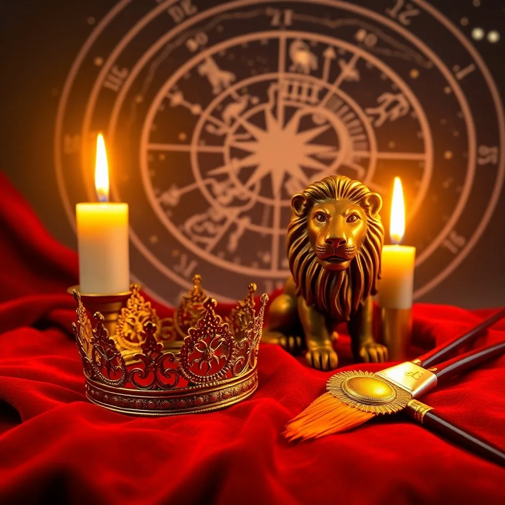 Arte conceptual de un corazón brillante con engranajes y una llama, en un escenario teatral con un foco, representando la pasión y el legado de Leo.