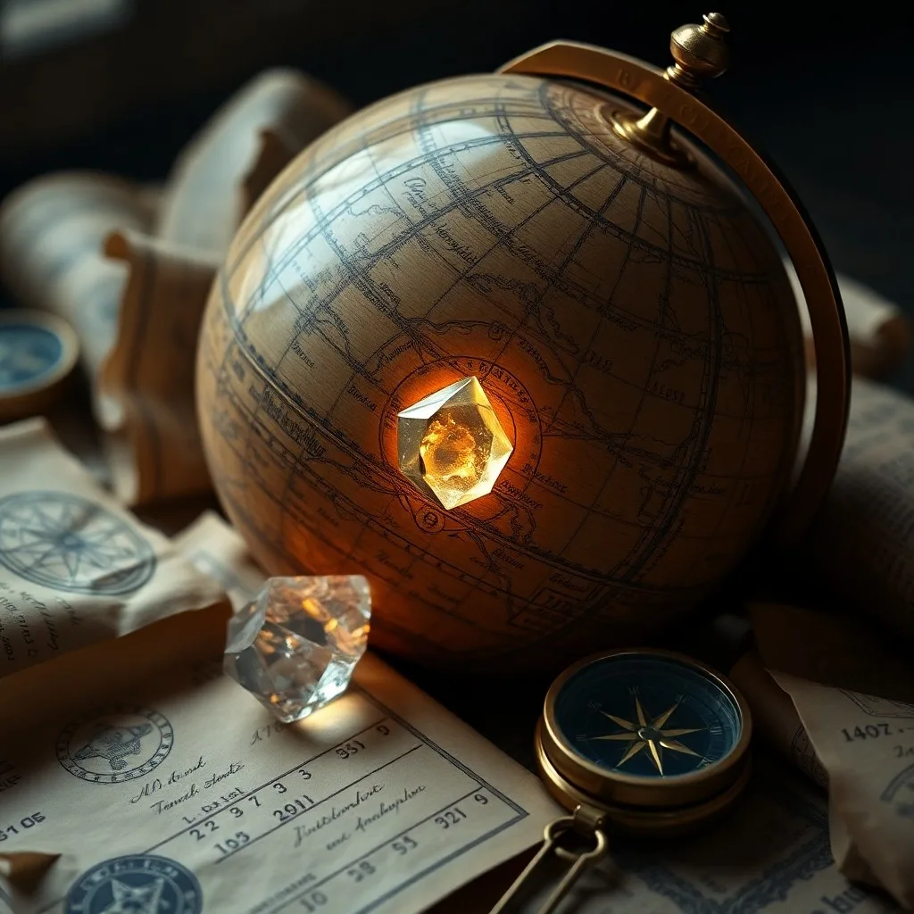 La Culminación del Tiempo y la Urgencia Reloj de arena casi vacío con una vela parpadeante y un pergamino, simbolizando el fin de un ciclo.